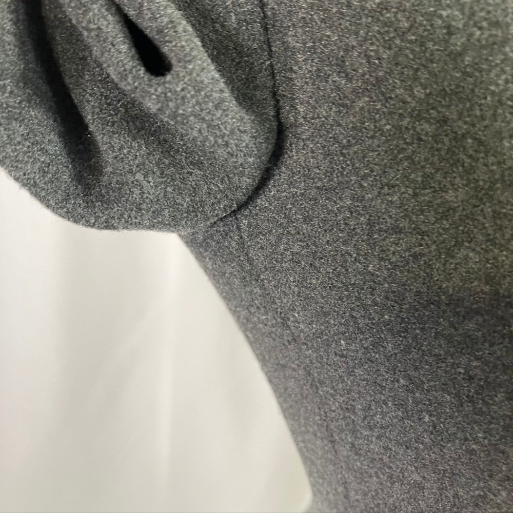 Cremieux Gray Wool Blend Blazer Jacket Women's 0 Business Career Tailored Fitted - Picture 5 of 11